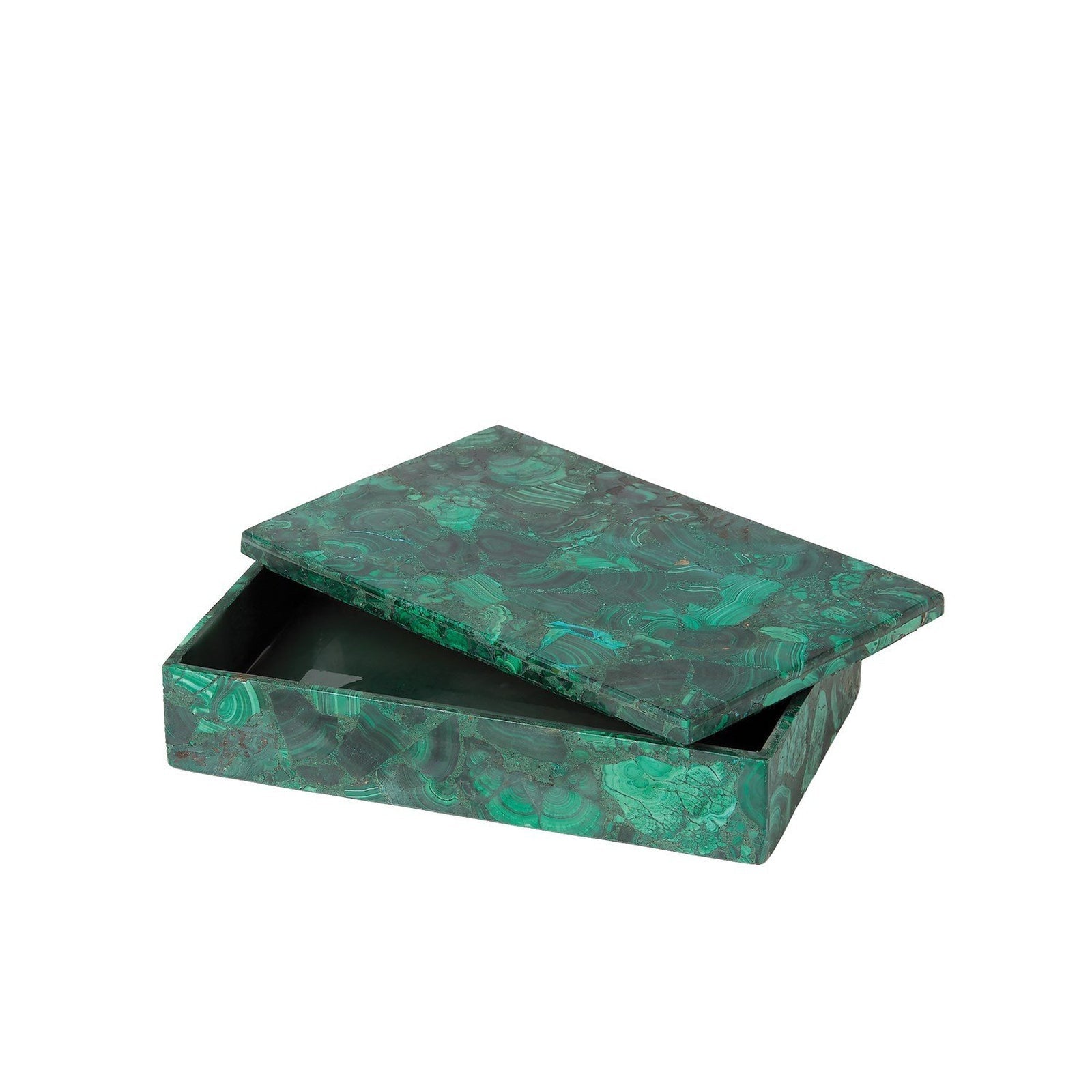 Global Views Malachite Stone Box