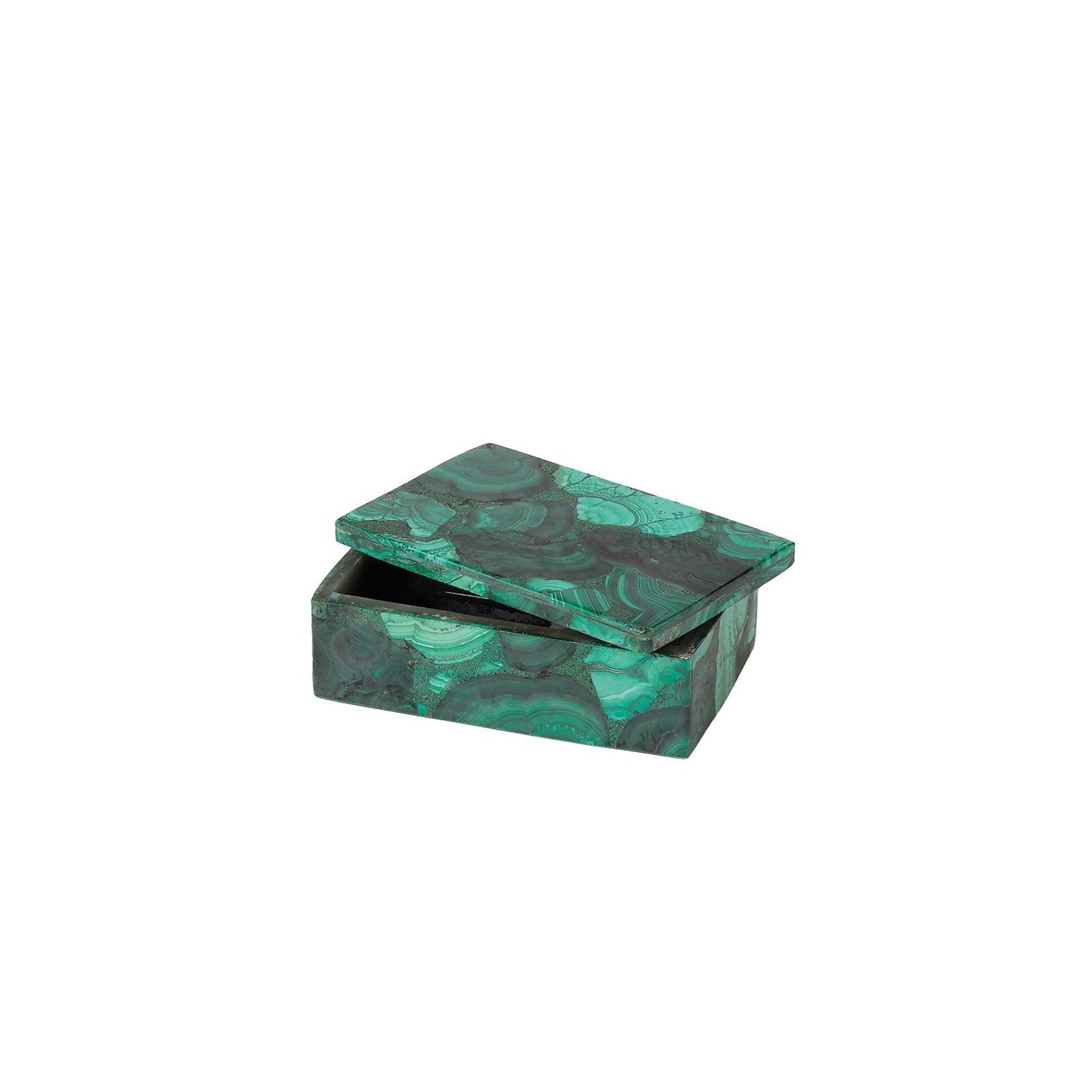 Global Views Malachite Stone Box