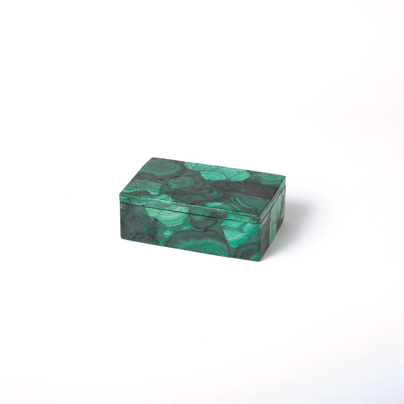 Global Views Malachite Stone Box