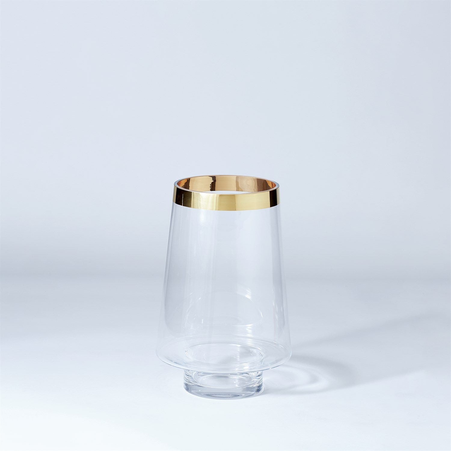 Global Views Clear Gold Banded Hurricane