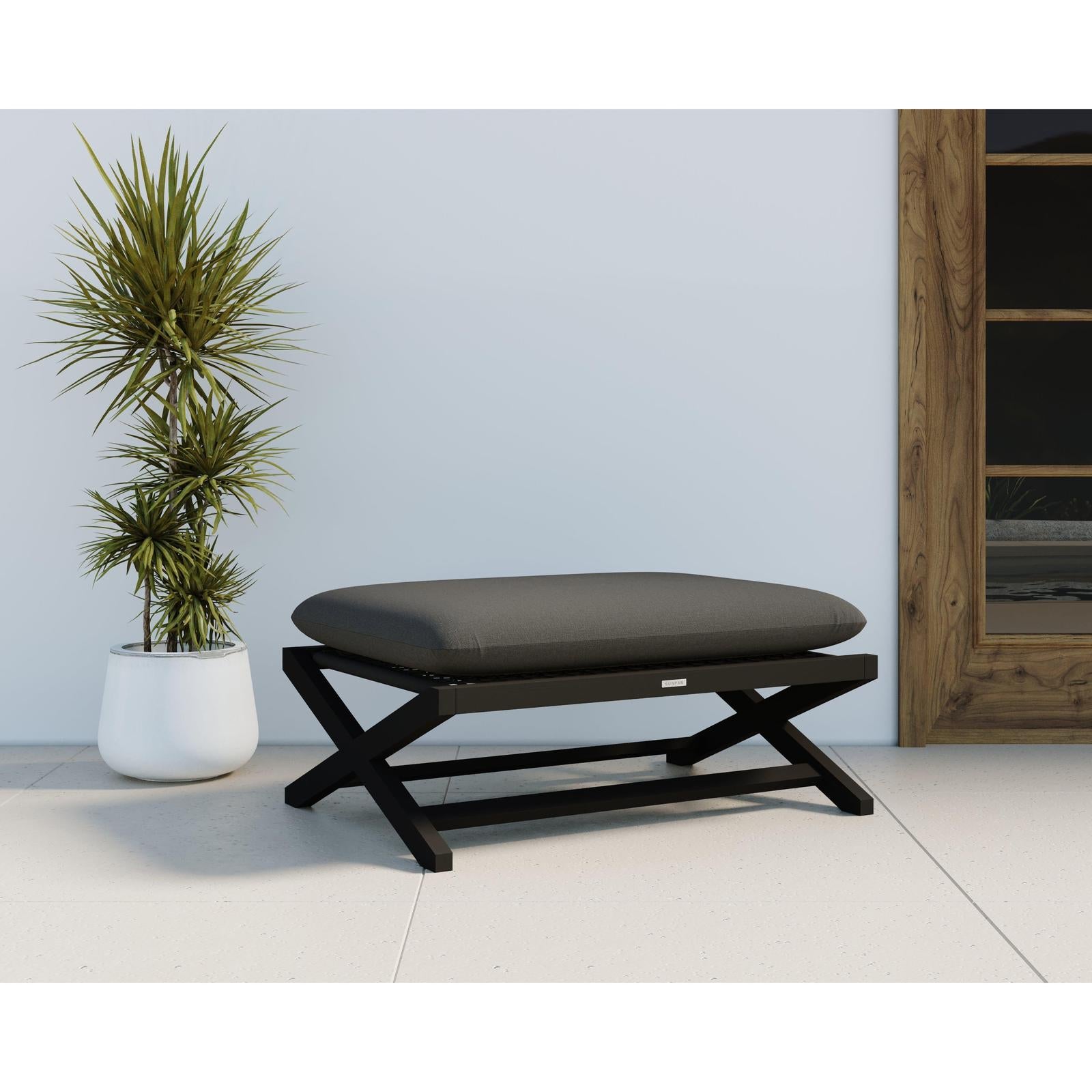 Sunpan Bari Grey Stool Clearance