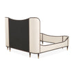 Michael Amini Camellia Field Queen Upholstered Bed - Warm Pecan