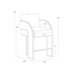 Sunpan Baz Counter Stool