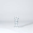 Global Views Glass Ribbed Candleholder