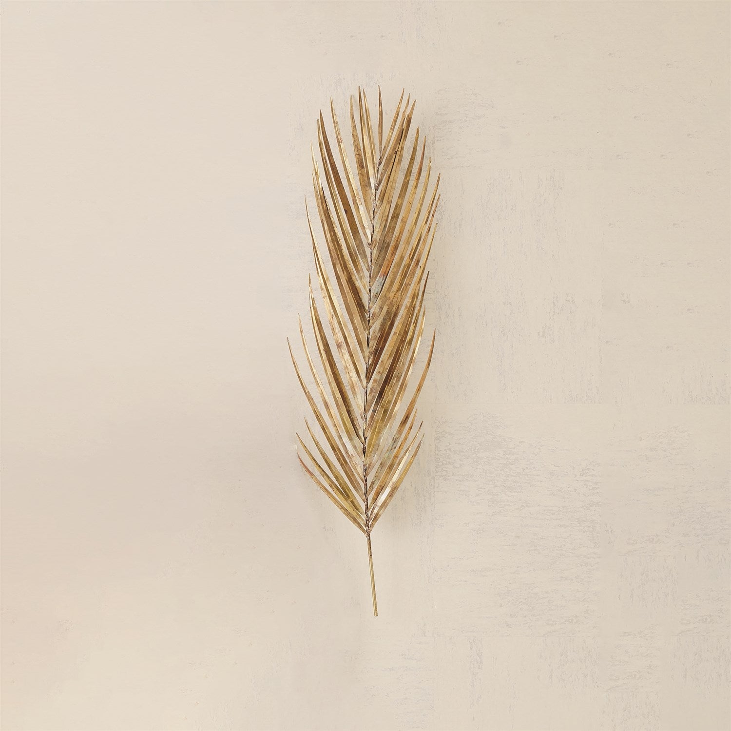 Global Views Antique Brass Palm Leaf