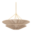 Corbett Tropea 8 Light Gold Leaf Chandelier Ceiling Light