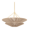 Corbett Tropea 8 Light Gold Leaf Chandelier Ceiling Light