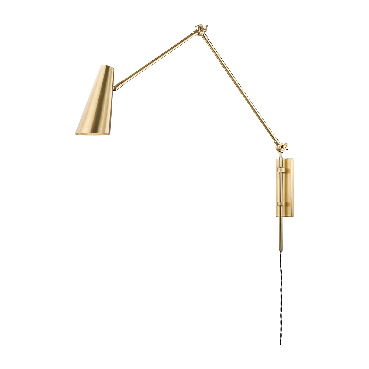 Hudson Valley Lighting Lorne 1 Light 4 inch Plug-in Sconce Wall Light