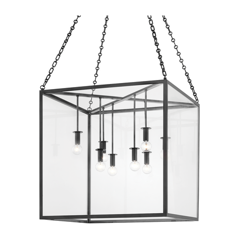 Hudson Valley Lighting Catskill 8 Light 24 inch Lantern Ceiling Light