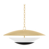 Corbett Adara 4 Light Vintage Gold Leaf And Soft Black Pendant Ceiling Light