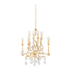 Corbett Aveline 8 Light Gold Leaf Chandelier Ceiling Light Clearance