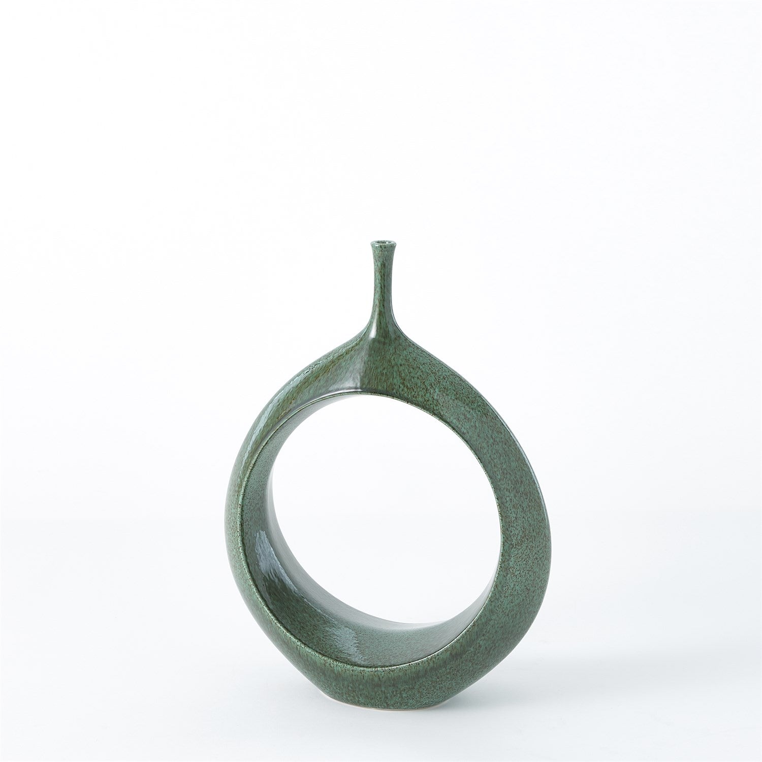 Global Views Open Oval Ring Vase