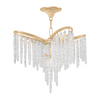 Corbett Pandora 5 Light Gold Leaf Chandelier Ceiling Light Clearance