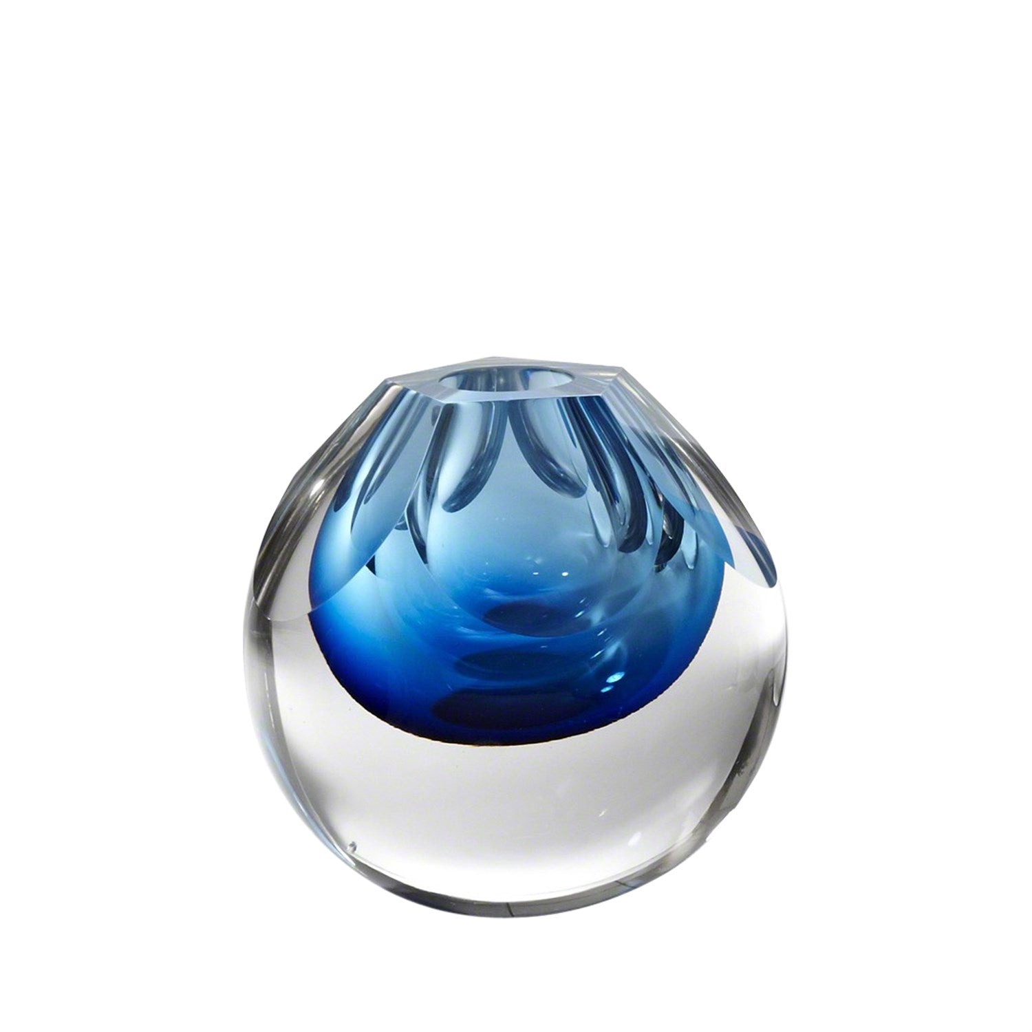 Global Views Cut Glass Vase
