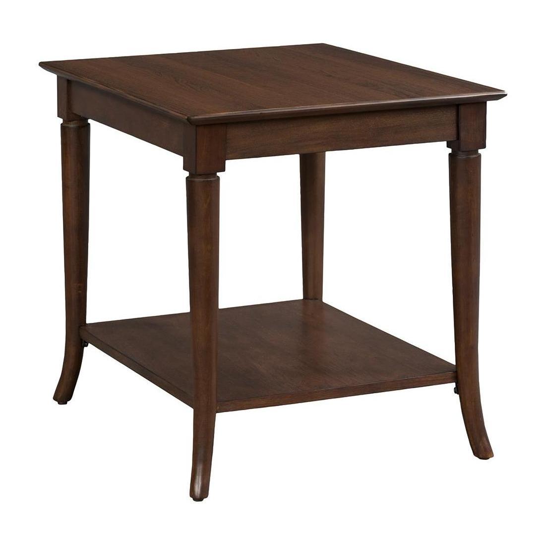 Fairfield Campaigna Laminate Rectangular End Table