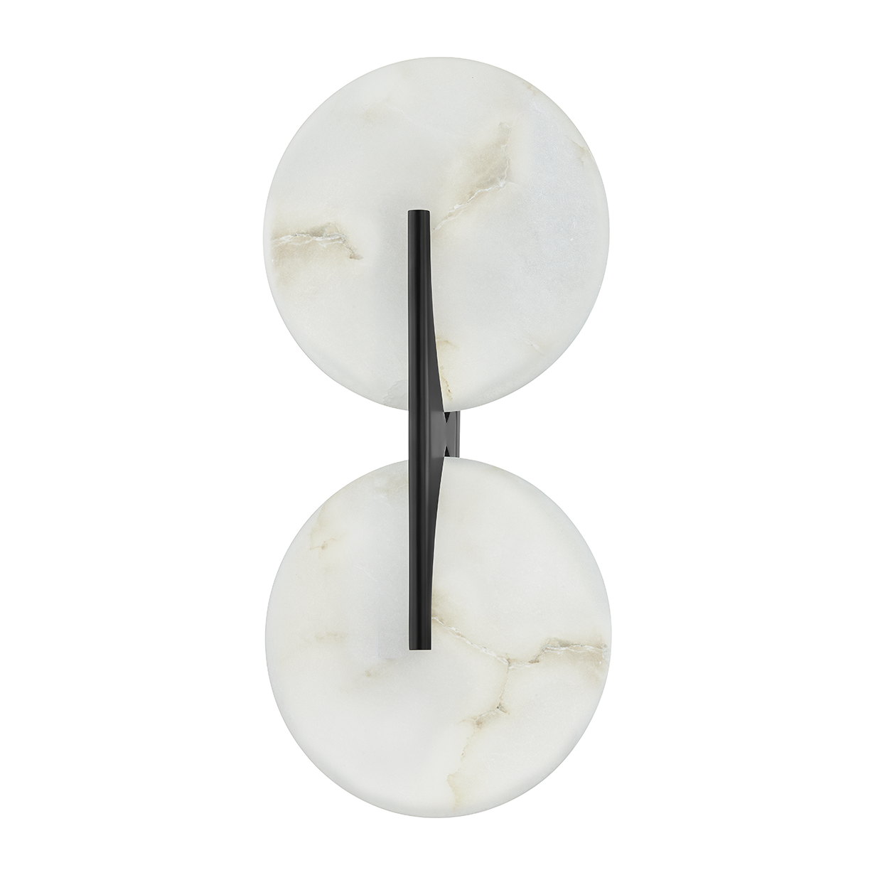 Corbett Asteria 2 Light Black Brass Wall Sconce Wall Light