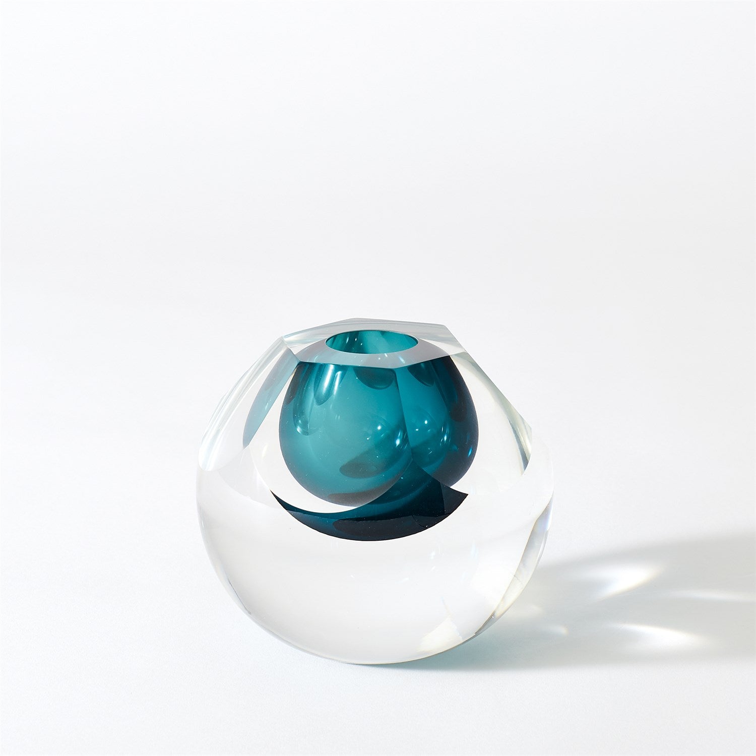 Global Views Cut Glass Vase