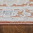 Feizy Pasha 39M7F Transitional Floral & Botanical in Red/Ivory/Blue