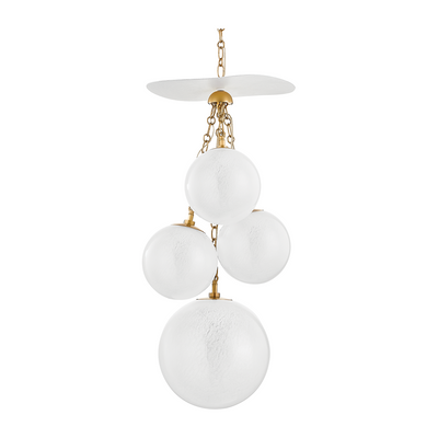 Corbett Antoinette 4 Light Vintage Brass Pendant Ceiling Light