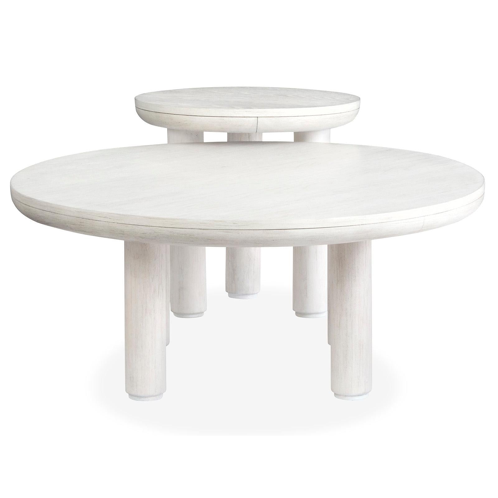Salt Life Home Sunset Cove Moonlight Pearl Nesting Cocktail Table with Casters Sale
