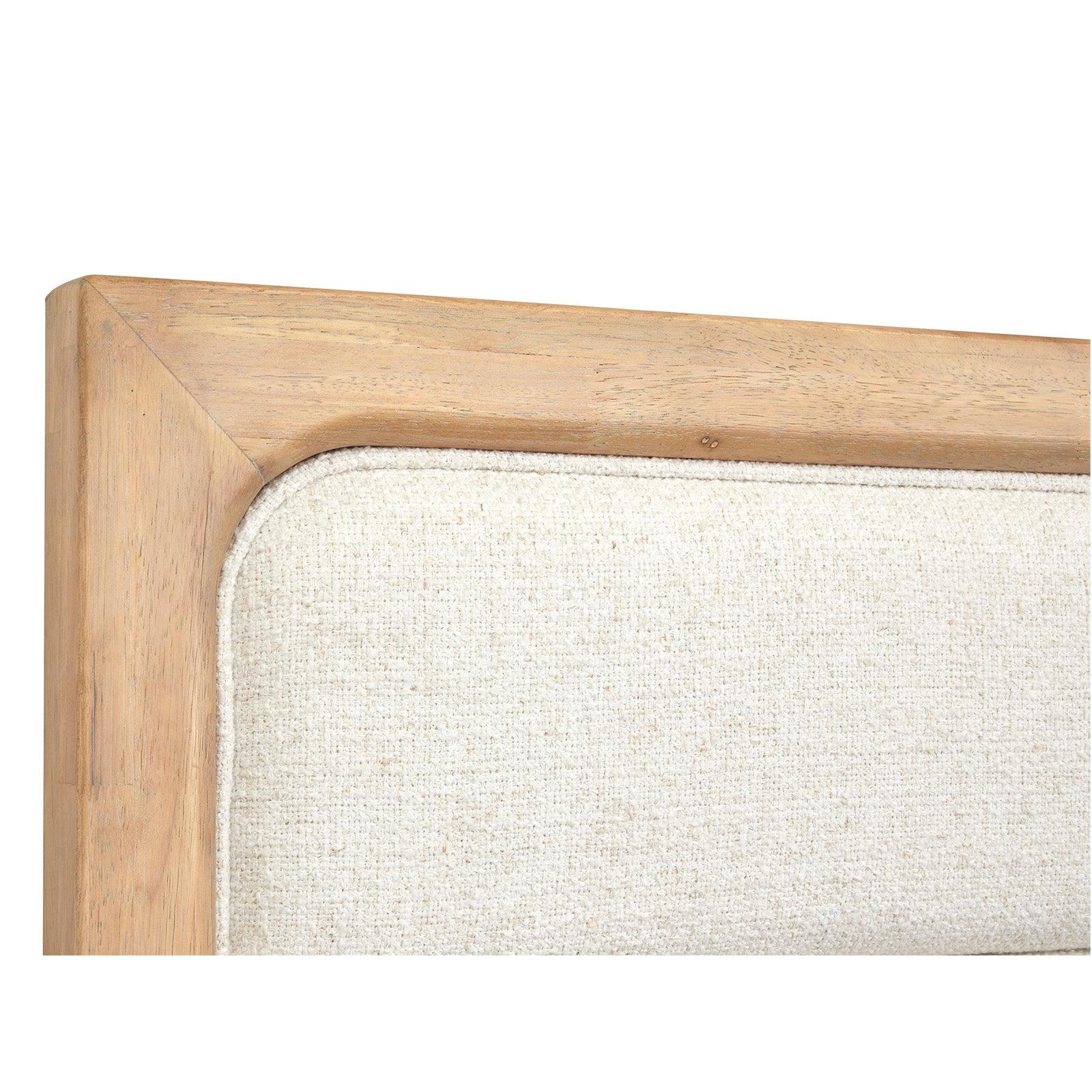 Magnussen Home Somerset Butternut Upholstered Panel Bed