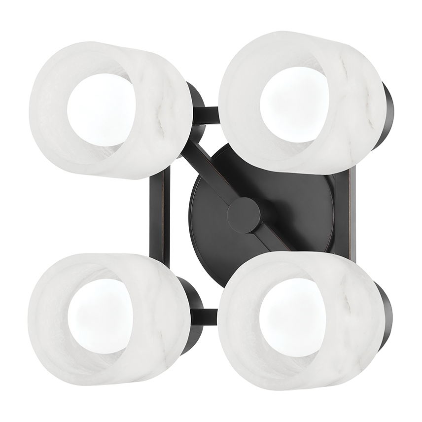 Hudson Valley Lighting Centerport 4 Light 11.5 inch Old Bronze Semi Flush Ceiling Light DSC