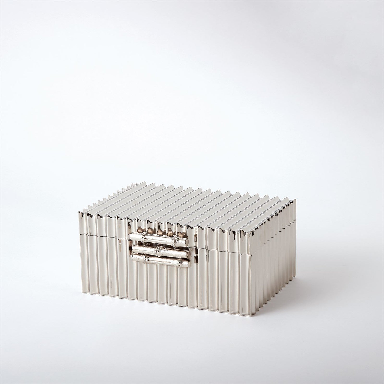 Global Views Corrugated Bamboo Box