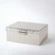 Global Views Corrugated Bamboo Box