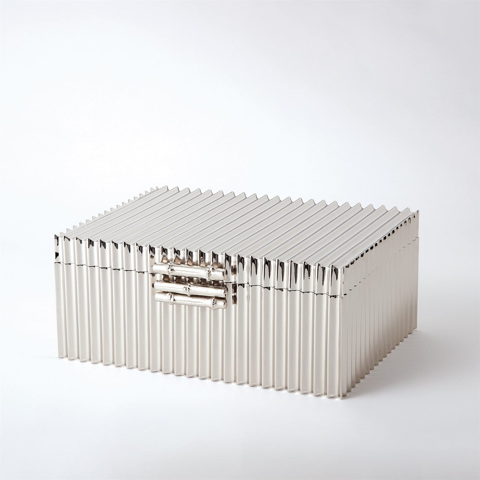 Global Views Corrugated Bamboo Box