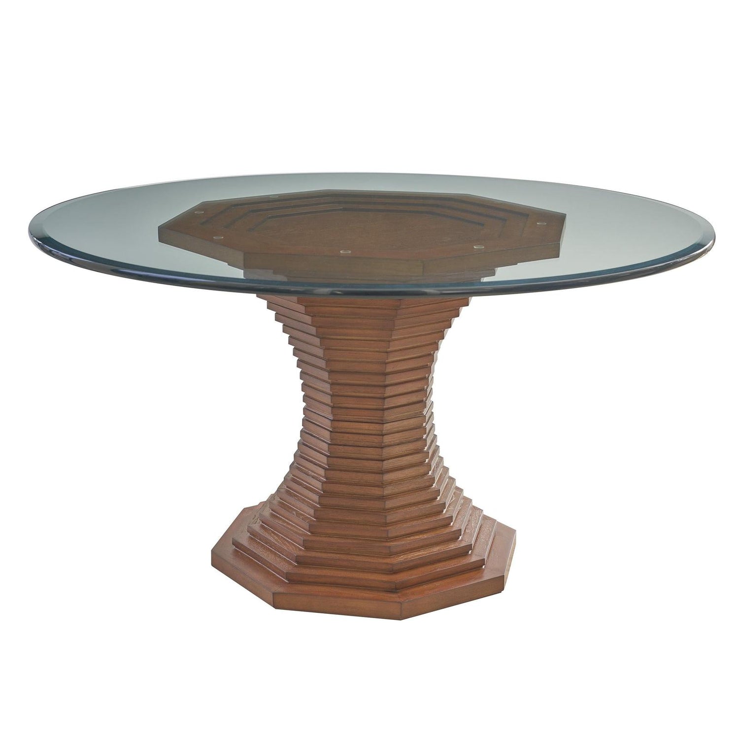 Lexington La Costa Cabrillo Glass Top Dining Table