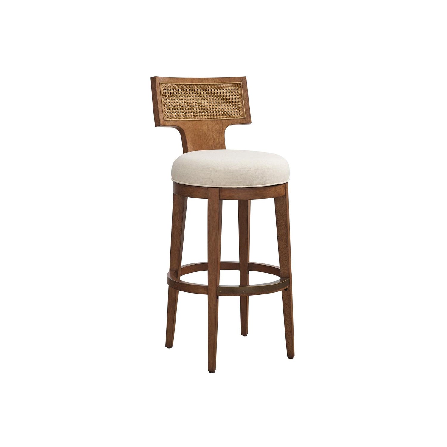 Lexington La Costa Calavera Woven Swivel Bar Stool