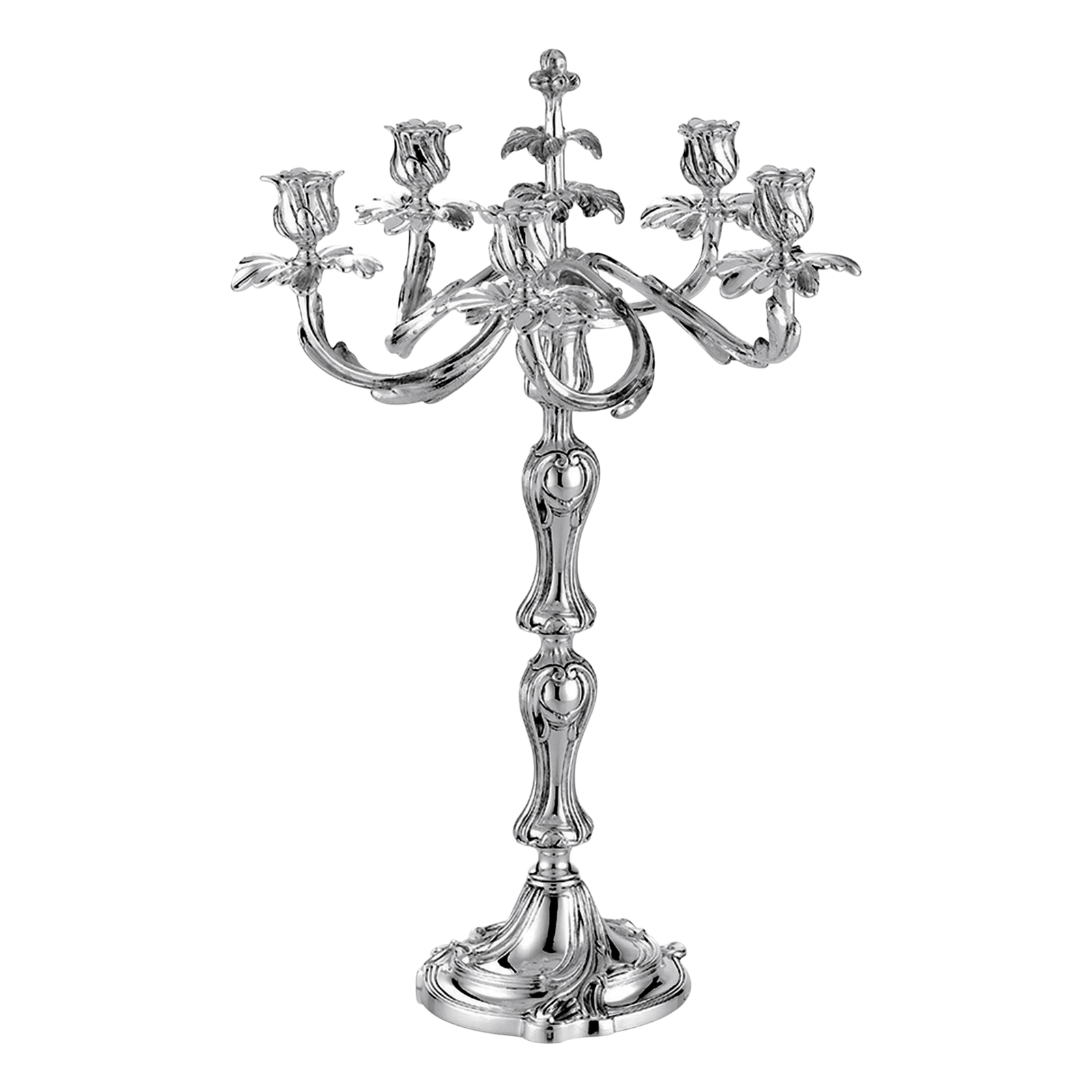 Christofle Trianon Silver Plated 5-Light Candelabra