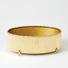 Global Views Corrugated Bamboo Cachepot