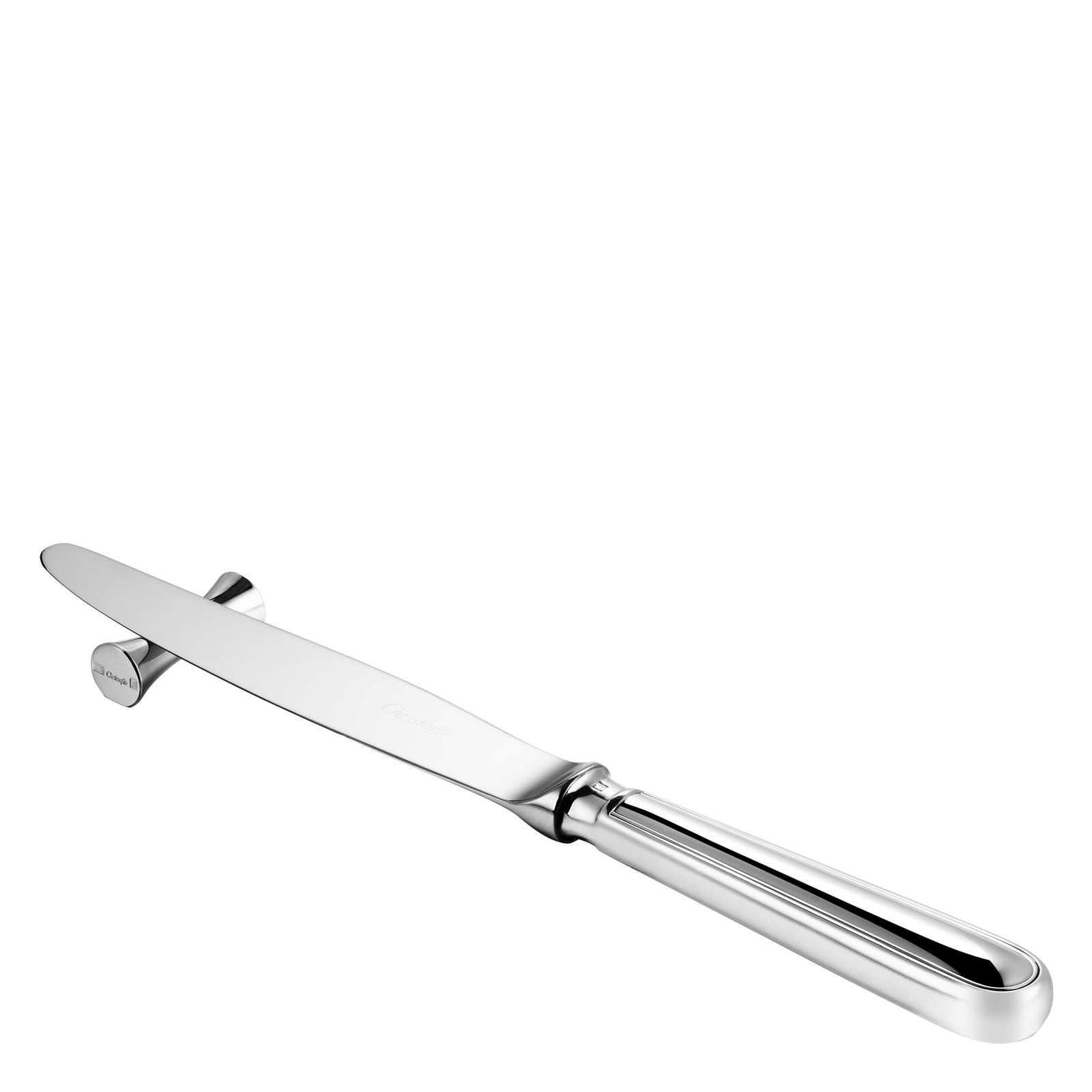 Christofle Uni Silver Plated Knife / Chopstick Rests 3,5 Cm -Set of 2