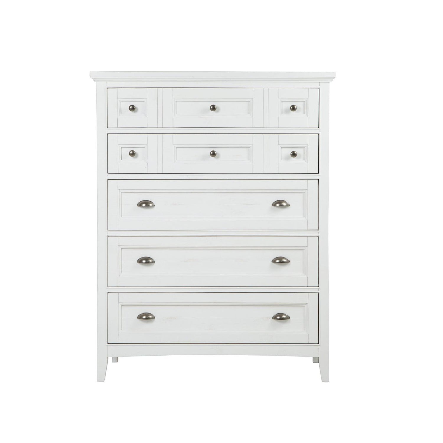 Magnussen Home Heron Cove Chalk White & Dovetail Grey Chest
