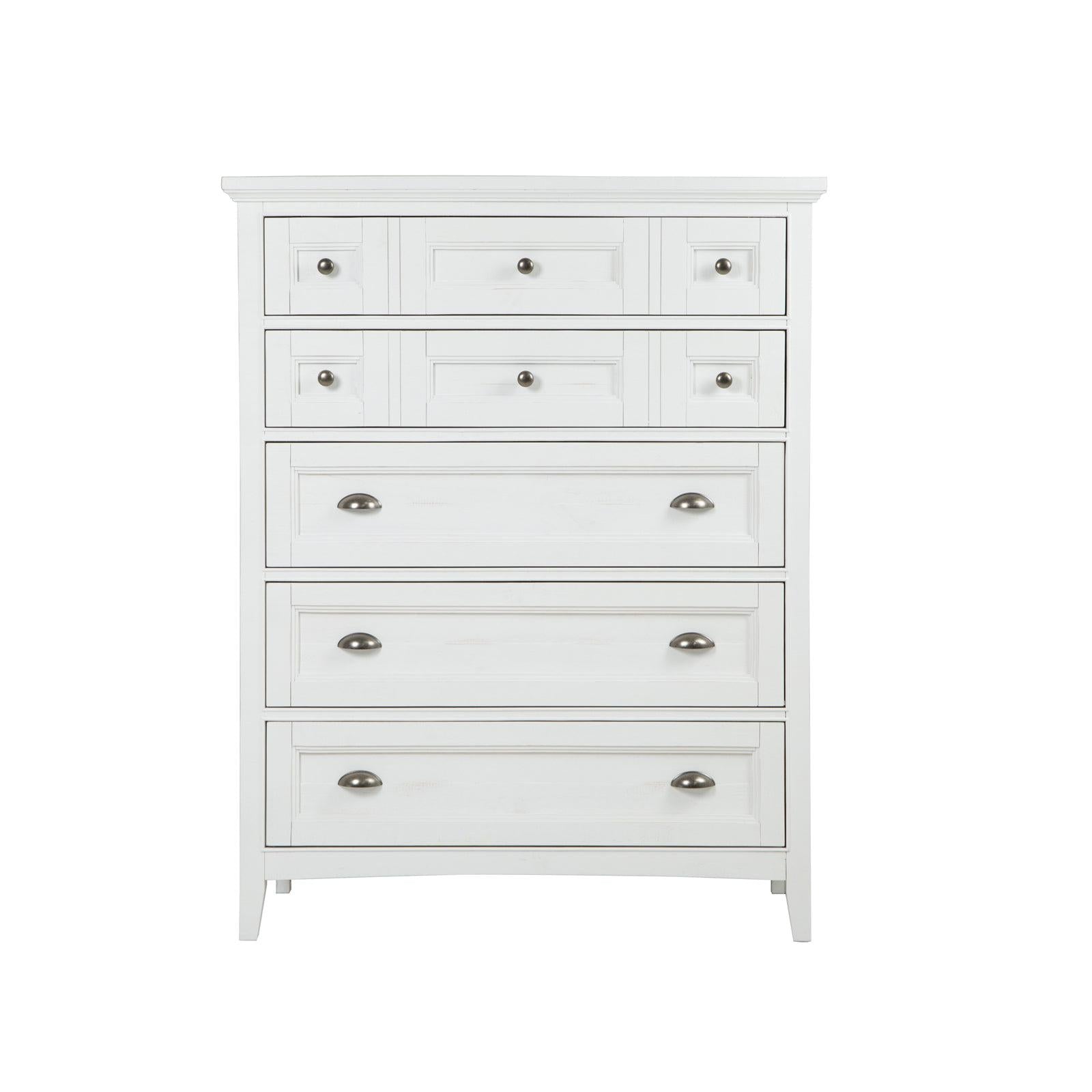 Magnussen Home Heron Cove Chalk White & Dovetail Grey Chest