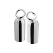 Christofle Vertigo Silver Plated Salt & Pepper Shaker Set