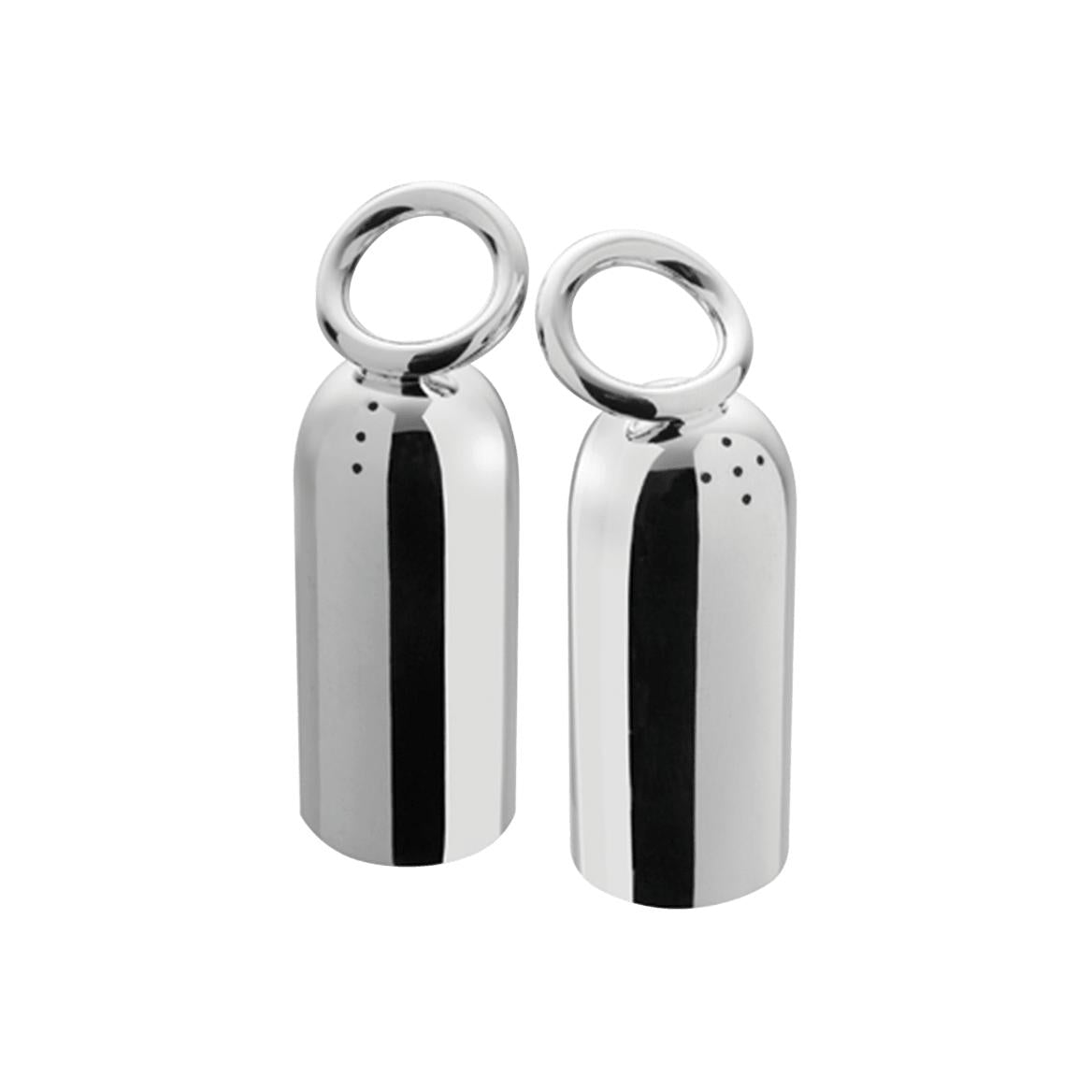 Christofle Vertigo Silver Plated Salt & Pepper Shaker Set
