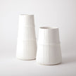 Global Views Soft White Linen Vase