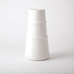 Global Views Soft White Linen Vase