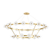 Hudson Valley Lighting Austen 30 Light 58 inch Chandelier Ceiling Light