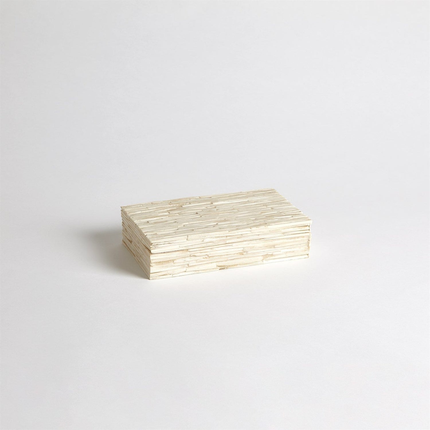 Global Views Chiseled Bone Storage Box
