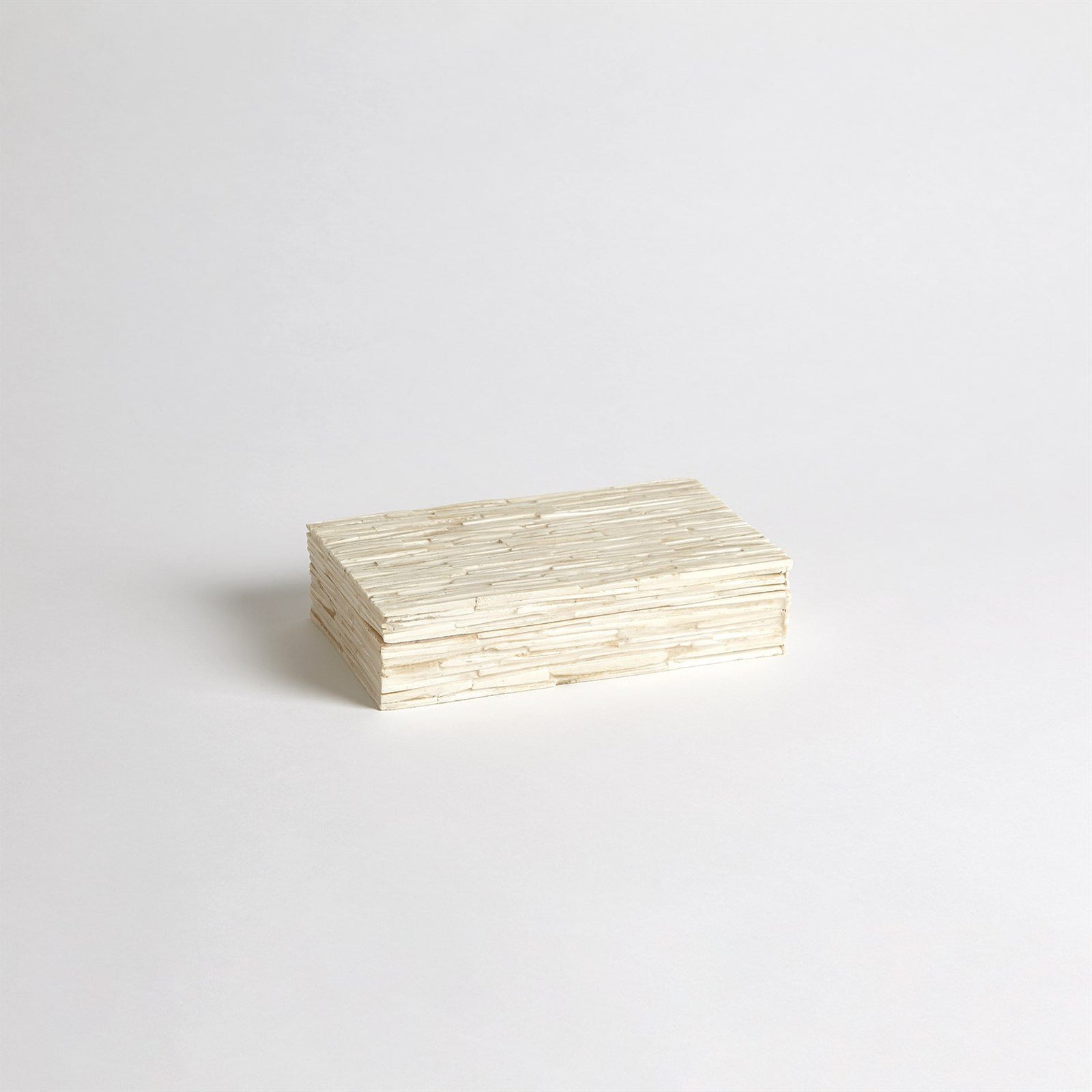 Global Views Chiseled Bone Storage Box