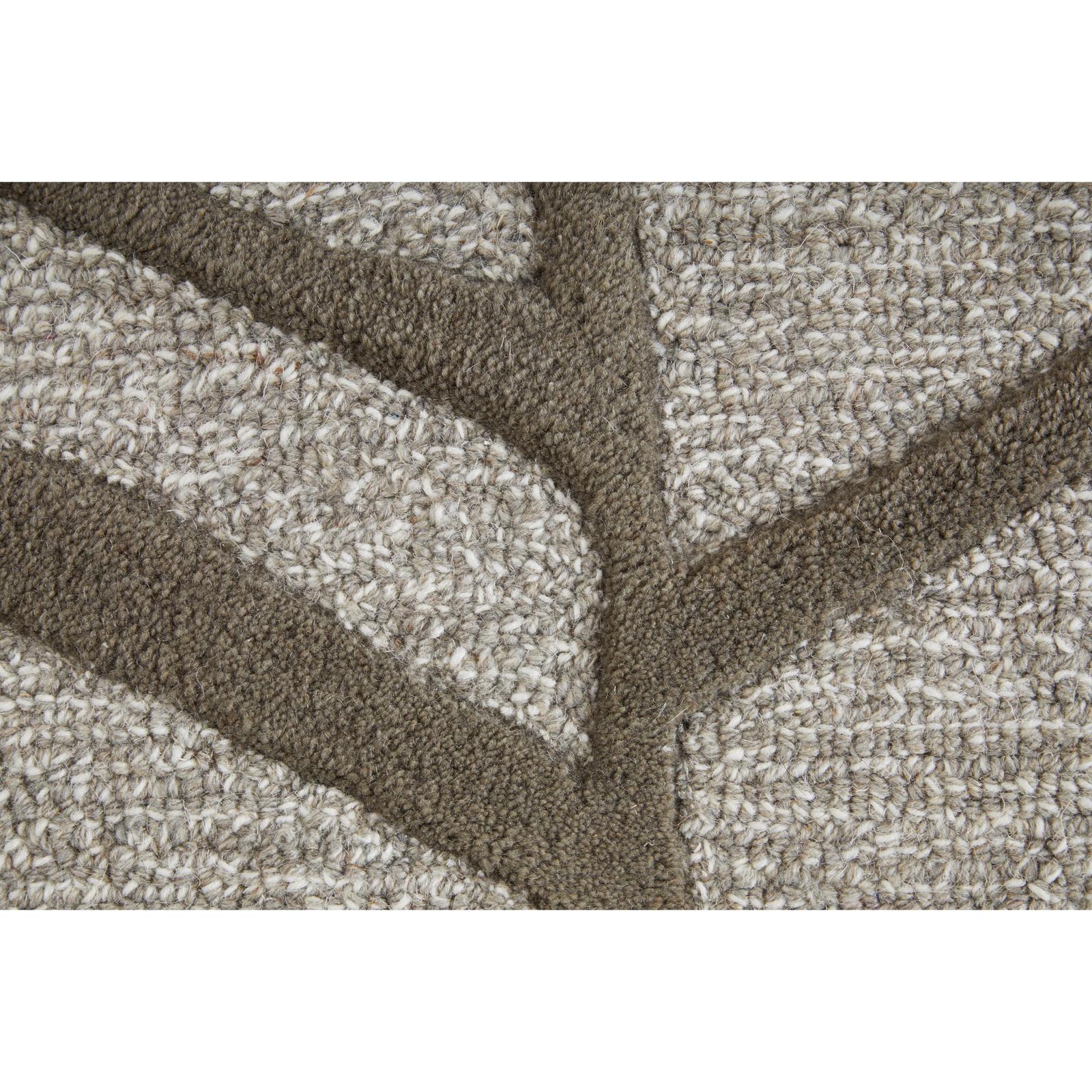Feizy Kimball 8A30F Transitional Abstract Rug in Gray/Taupe/Ivory