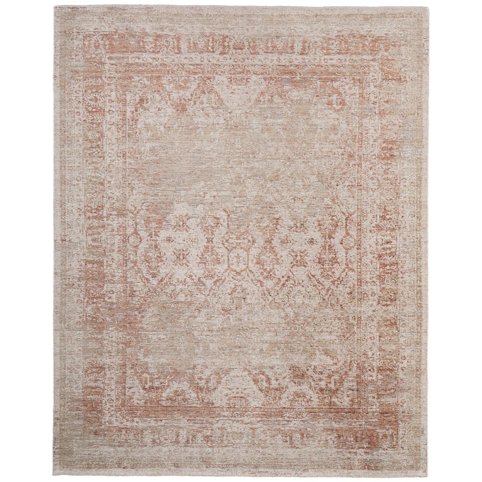 Feizy Loralai 8A65F Traditional Oriental Rug in Tan/Orange