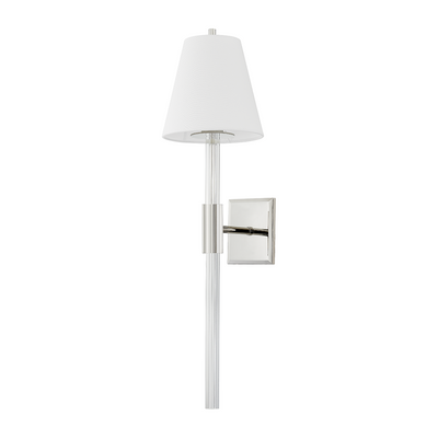 Corbett Martina 1 Light Polished Nickel Wall Sconce Wall Light Clearance