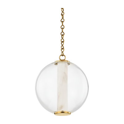 Corbett Pietra 1 Light 12 inch Vintage Brass Pendant Ceiling Light