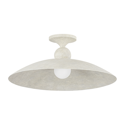 Hudson Valley Lighting Teelin 1 Light 20 inch Limewash Plaster Flush Mount Ceiling Light