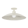 Hudson Valley Lighting Teelin 1 Light 20 inch Limewash Plaster Flush Mount Ceiling Light