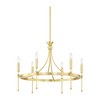 Hudson Valley Lighting Gates 6 Light 26.75 inch Chandelier Ceiling Light